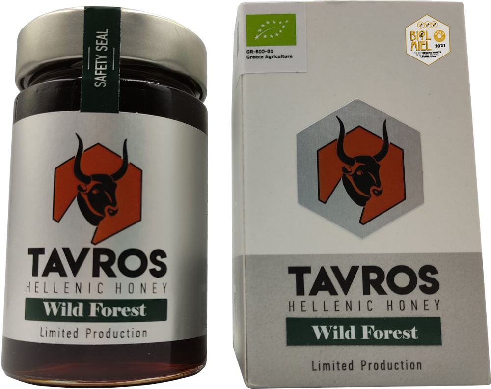 Wild Forest with box honey-with-biolmiel